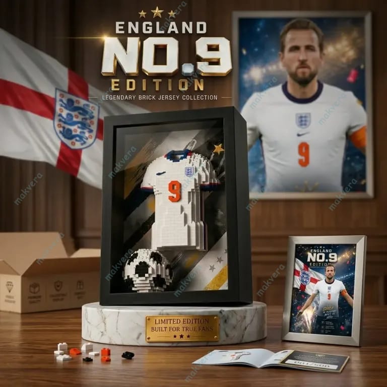 Harry Kane England No9 Legendary Brickset Jersey 3 Harry Kane England No9 Legendary Brickset Jersey 3