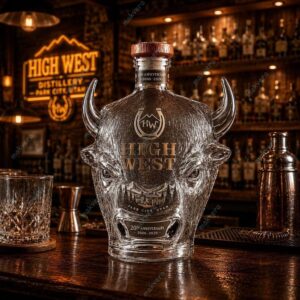 High West 20th Anniversary Bourbon Whiskey Bottle 2 High West 20th Anniversary Bourbon Whiskey Bottle 3