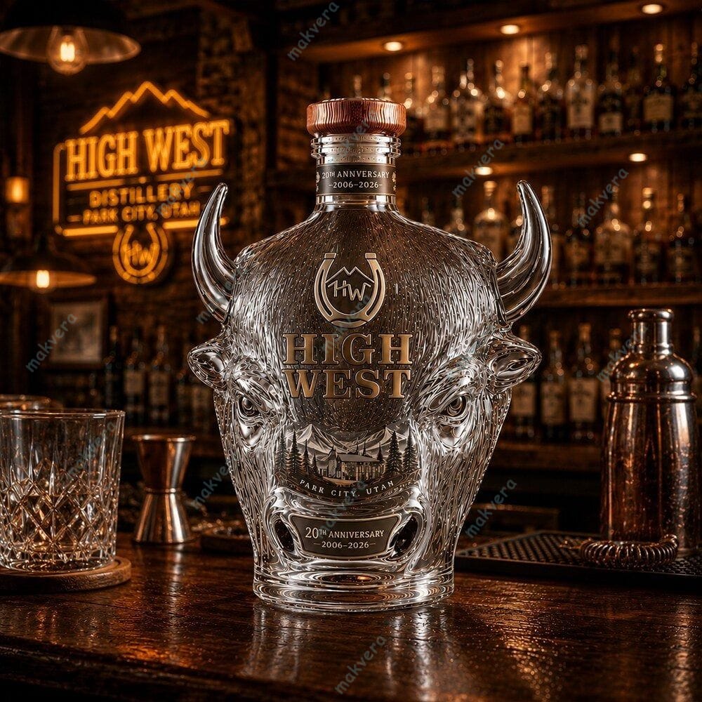 High West 20th Anniversary Bourbon Whiskey Bottle 3 High West 20th Anniversary Bourbon Whiskey Bottle 3