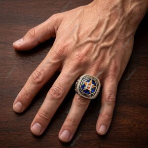 Houston Astros Space City Legacy Gold Ring 3