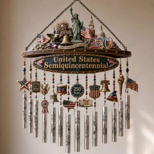 Independence Day 250 Years Of Liberty Wind Chime 2