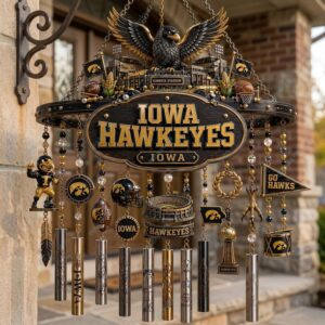 Iowa Hawkeyes Kinnick Stadium Wind Chime 2