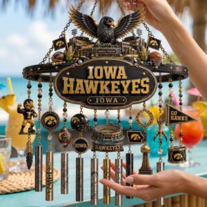 Iowa Hawkeyes Kinnick Stadium Wind Chime