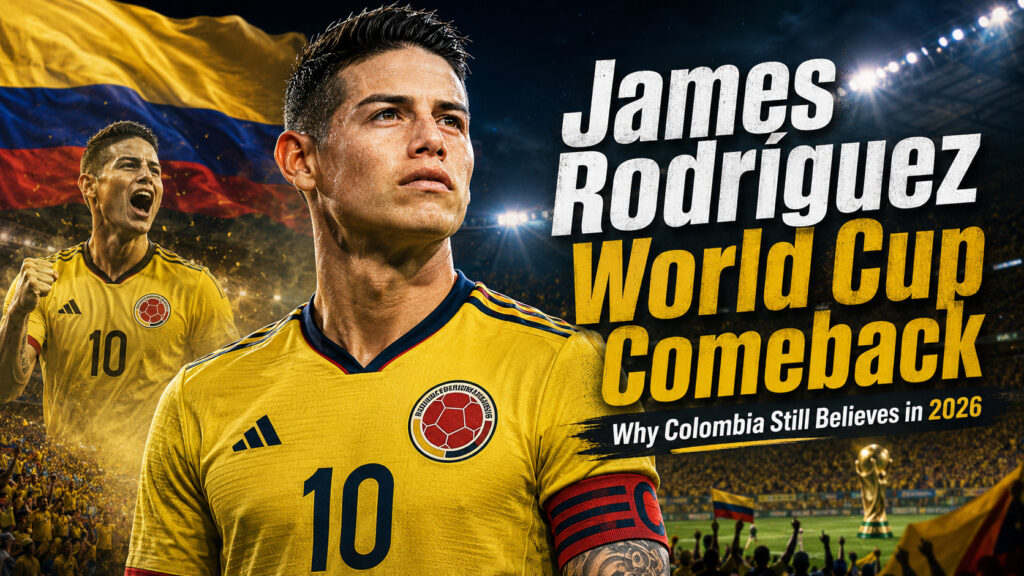 James Rodríguez World Cup comeback with Colombia in 2026