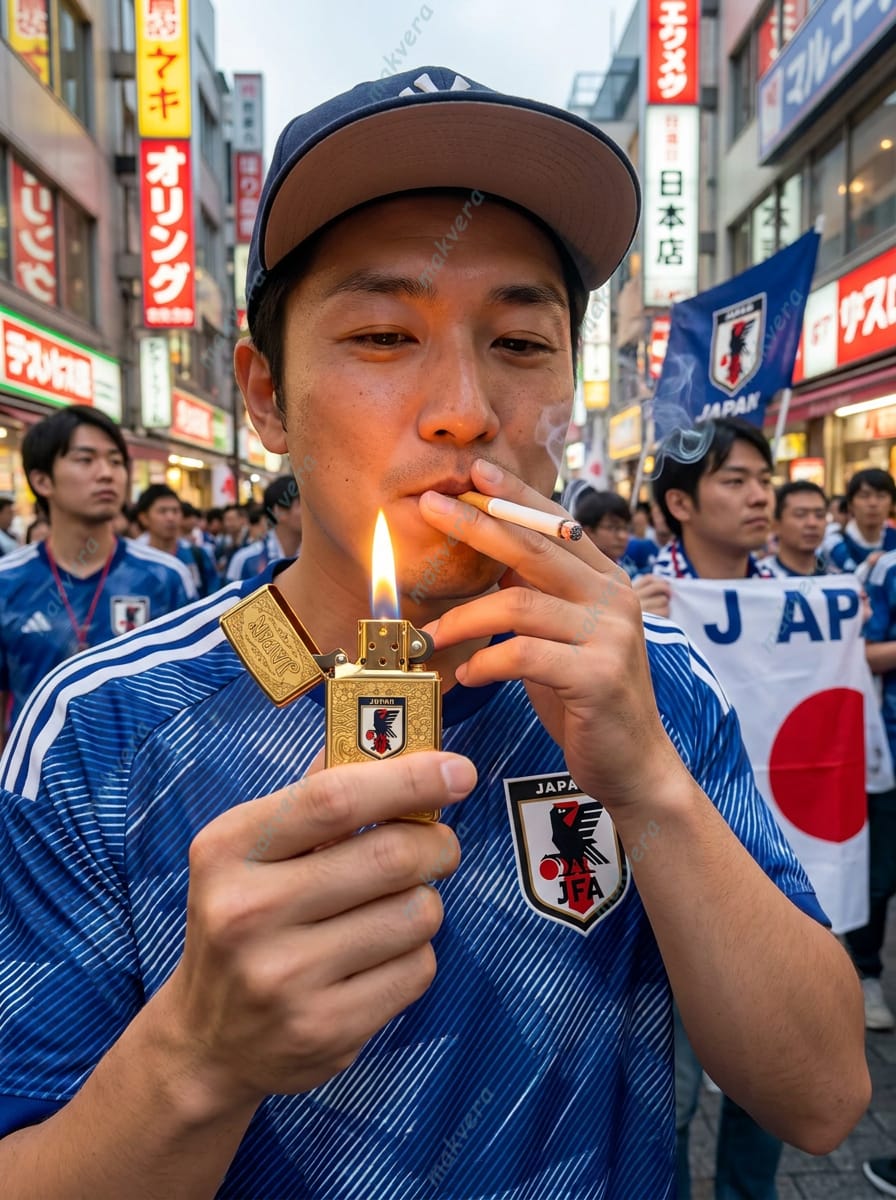 Japan FIFA World Cup 2026 Zippo Case Japan FIFA World Cup 2026 Zippo Case