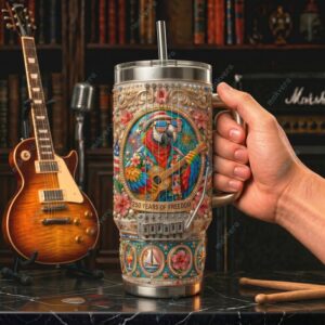 Jimmy Buffett 250 Years Of Freedom YETI Tumbler 1 Jimmy Buffett 250 Years Of Freedom YETI Tumbler 2