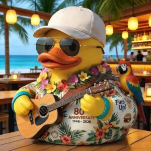 Jimmy Buffett 80th Anniversary Memorial Duck 2