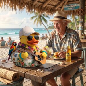 Jimmy Buffett 80th Anniversary Memorial Duck