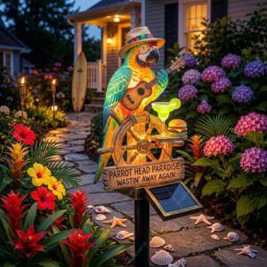 Jimmy Buffett Margaritaville Solar Garden Light 2