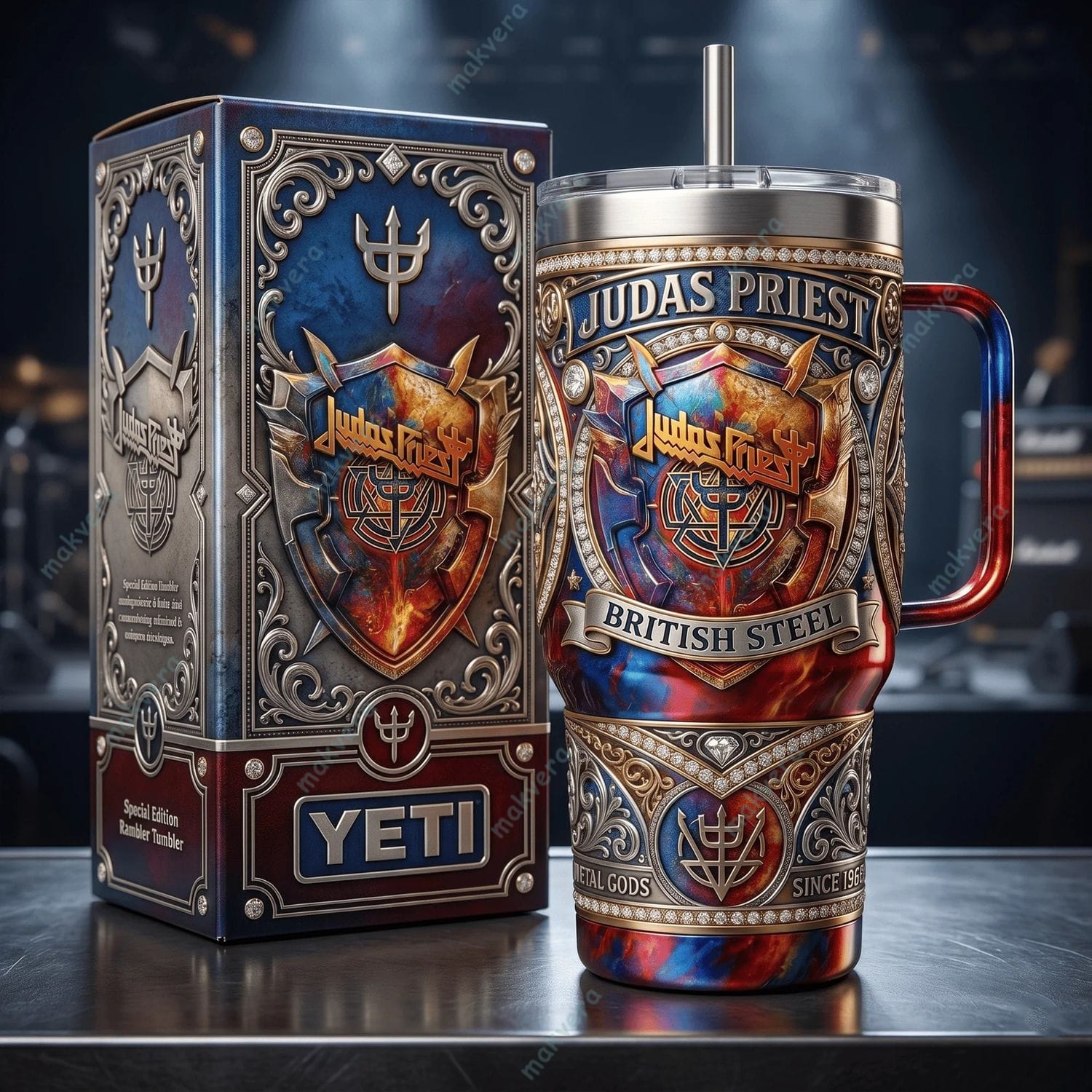 Judas Priest British Steel Since 1980 Tumbler Judas Priest British Steel Since 1980 Tumbler