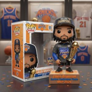Knicks Championship Jalen Brunson The 2026 Finals MVP Pop Figure 3