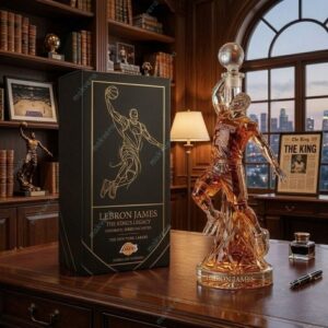 LeBron James LA Lakers Whiskey Bottle 2 LeBron Jame LA Lakers Whiskey Bottle 3