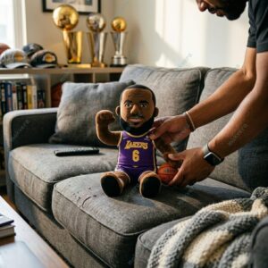 LeBron James Los Angeles Lakers #6 Plush Doll