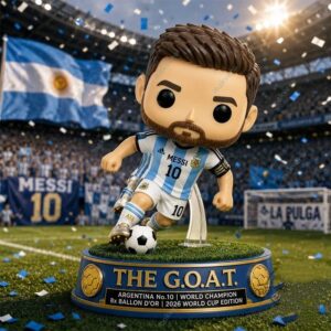 Lionel Messi Argentina The GOAT 2026 World Cup Pop Figure 2 Lionel Messi Argentina The GOAT 2026 World Cup Pop Figure 3