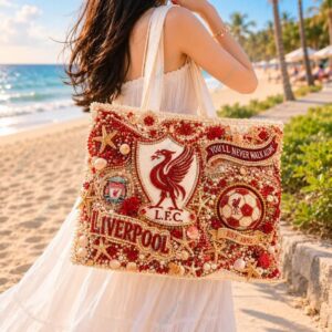 Liverpool You'll Never Walk Alone Summer Vibes Tote Bag 1 Liverpool You'll Never Walk Alone Summer Vibes Tote Bag 2