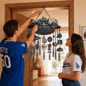 Los Angeles Dodgers World Series Champions Wind Chime 2