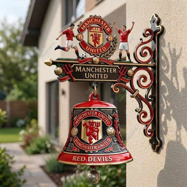 Manchester United Red Devils Wall Bell