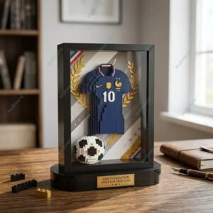Mbappe France No10 Legendary Brickset Jersey 3