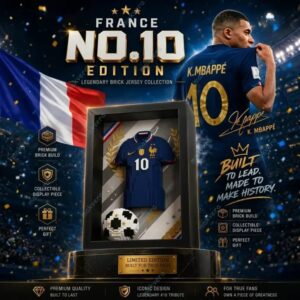 Mbappe France No10 Legendary Brickset Jersey