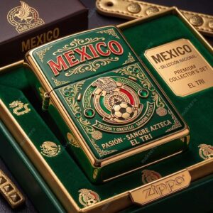 Mexico Football Immortals Legends 2026 Zippo Case