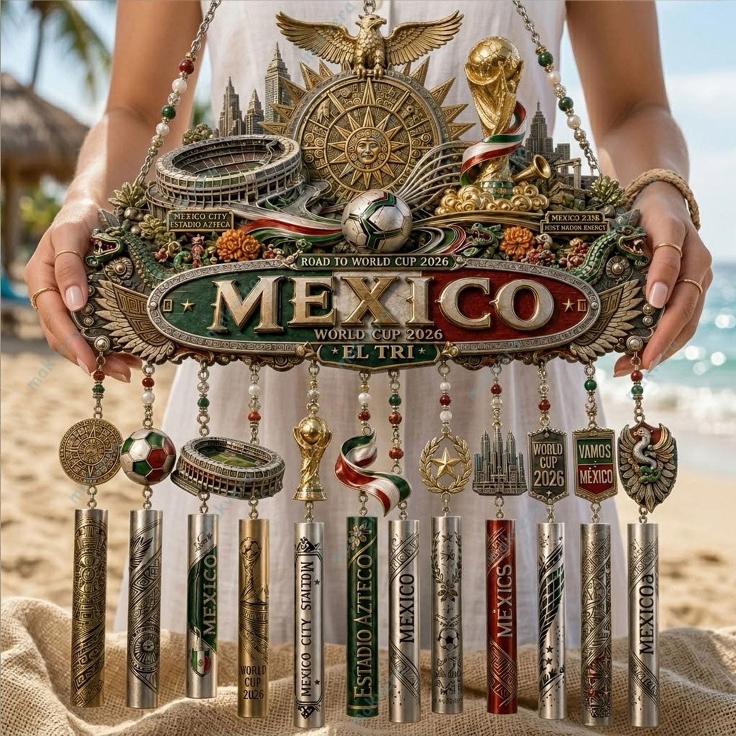 Mexico World Cup 2026 Wind Chime Mexico World Cup 2026 Wind Chime