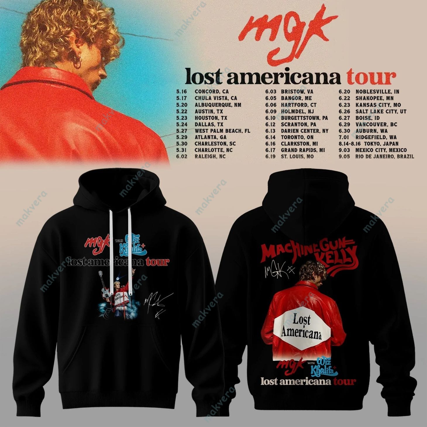 MGK Lost Americana Tour 2026 Shirt 4 MGK Lost Americana Tour 2026 Shirt 4