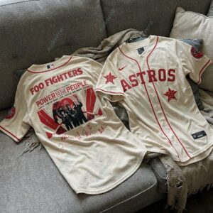 MLB All Team x Foo Fighters Power To The People Baseball Jersey 3
