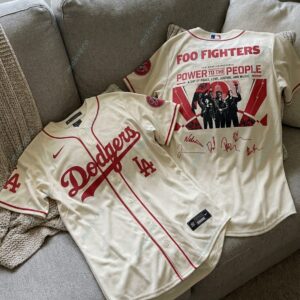 MLB All Team x Foo Fighters Power To The People Baseball Jersey
