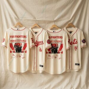 MLB All Team x Foo Fighters Power To The People Baseball Jersey