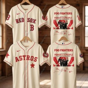MLB All Team x Foo Fighters Power To The People Baseball Jersey 7