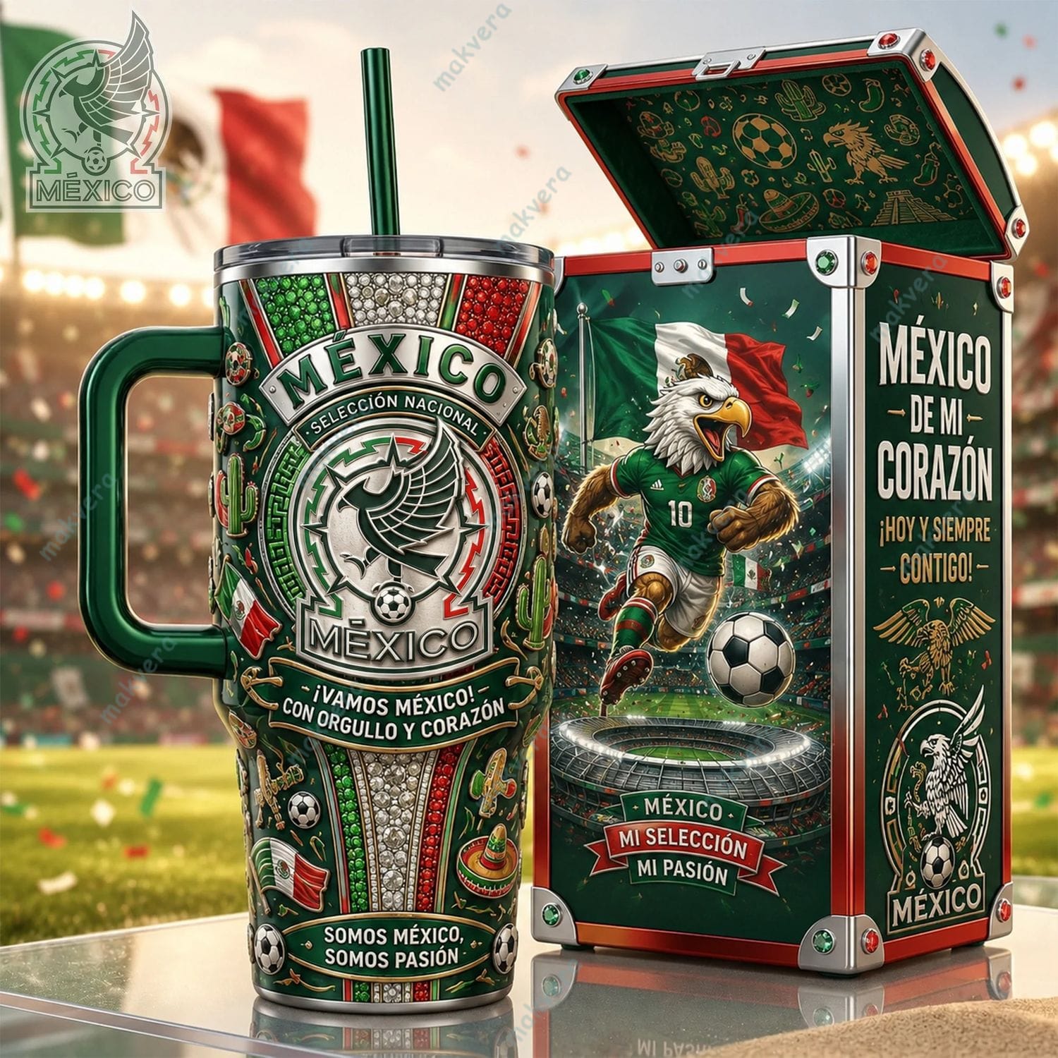 Mexico de Mi Corazon 2026 Tumbler Mexico de Mi Corazon 2026 Tumbler