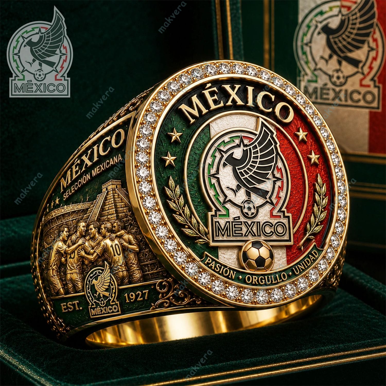 Mexico Seleccion Mexicana Est 1972 Ring 2 Mexico Seleccion Mexicana Est 1972 Ring 2