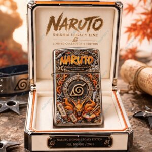 Naruto Hidden Leaf Shinobi Legacy Zippo Case 2 Naruto Hidden Leaf Shinobi Legacy Zippo Case 3