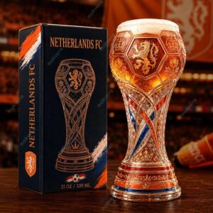 Netherlands FC World Cup 2026 Soccer Trophy Beer Glass