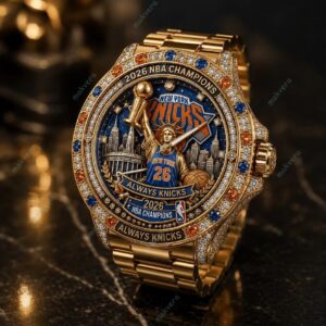 New York Knicks 2026 NBA Champions Premium Stainless Steel Watch 2