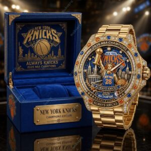 New York Knicks 2026 NBA Champions Premium Stainless Steel Watch