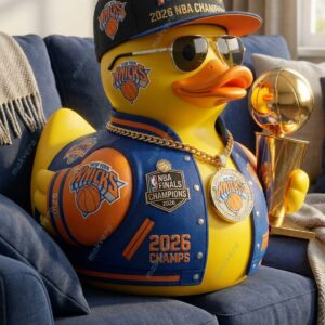 New York Knicks 2026 NBA Champions Rubber Duck 2