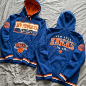 New York Knicks Champions NBA 1946-2026 Hoodie