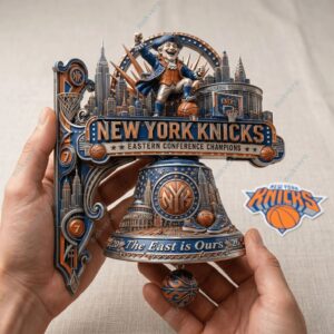 New York Knicks Eastern Conference Champions Wall Bell 1 New York Knicks Eastern Conference Champions Wall Bell 2