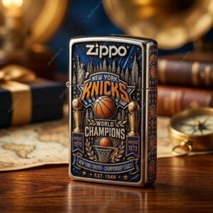 New York Knicks NBA 2026 Champions Zippo Case 3