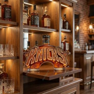 New York Knicks Victory Rose Whiskey Bottle 2