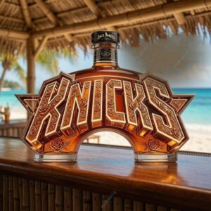 New York Knicks Victory Rose Whiskey Bottle 3