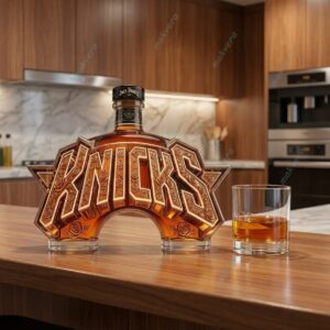 New York Knicks Victory Rose Whiskey Bottle