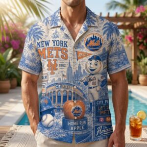 New York Mets Est 1962 Hawaiian Shirt 1 New York Mets Est 1962 Hawaiian Shirt 2