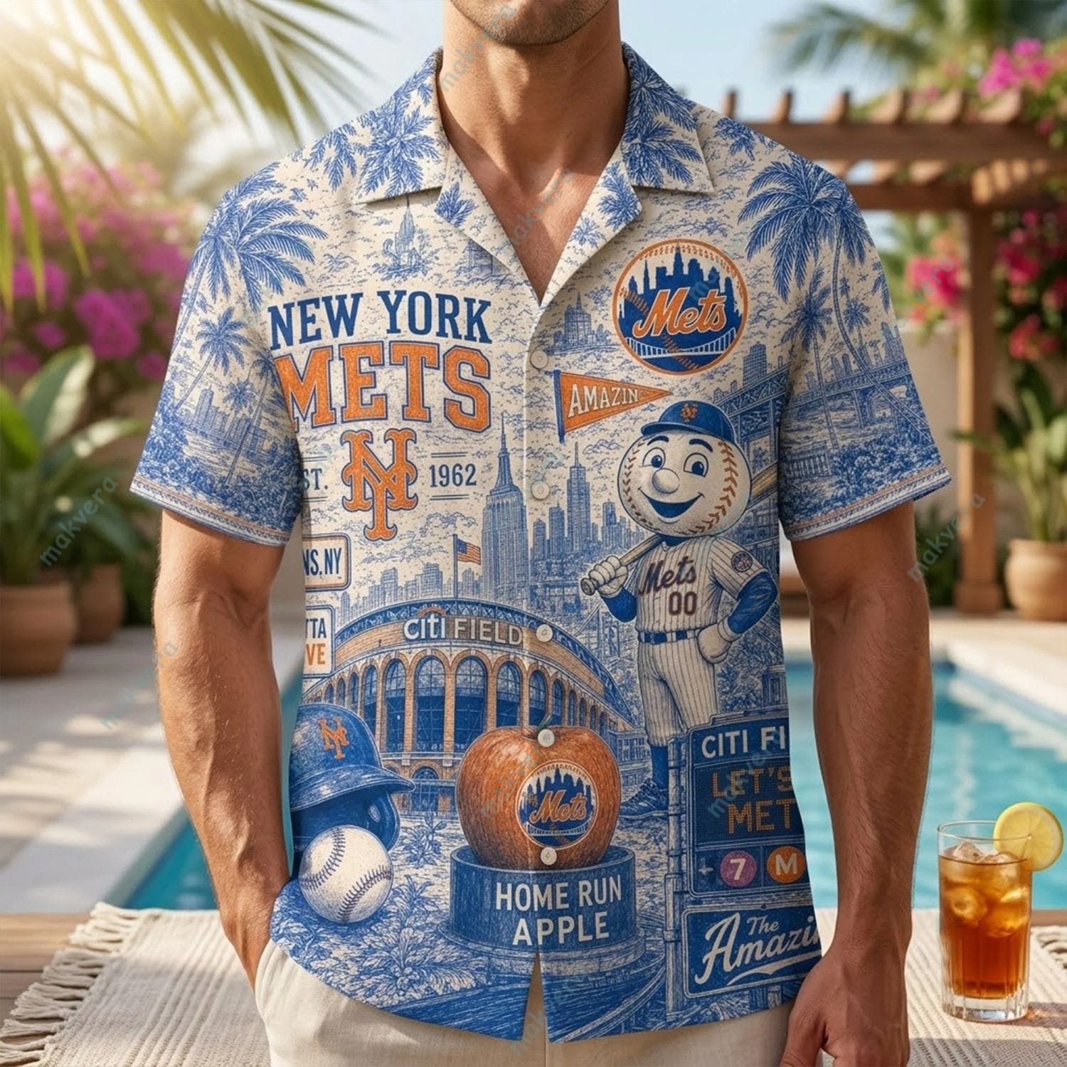 New York Mets Est 1962 Hawaiian Shirt 2 New York Mets Est 1962 Hawaiian Shirt 2