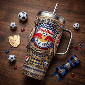 New York Red Bull Founding Club Tumbler 1 New York Red Bull Founding Club Tumbler 2