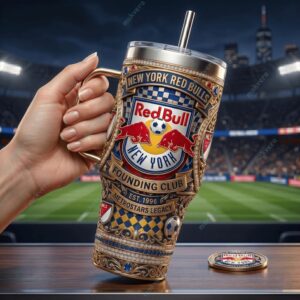 New York Red Bull Founding Club Tumbler 2 New York Red Bull Founding Club Tumbler 3