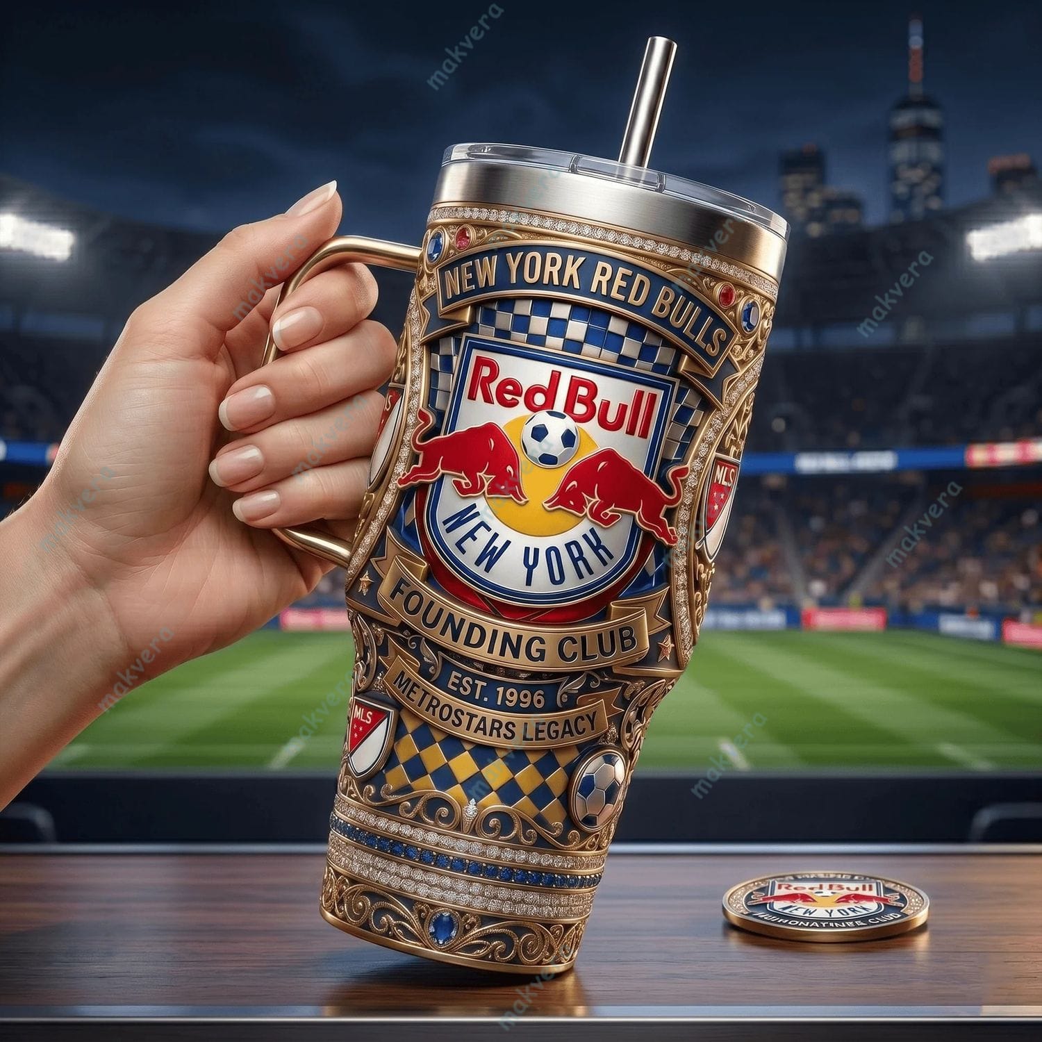 New York Red Bull Founding Club Tumbler 3 New York Red Bull Founding Club Tumbler 3
