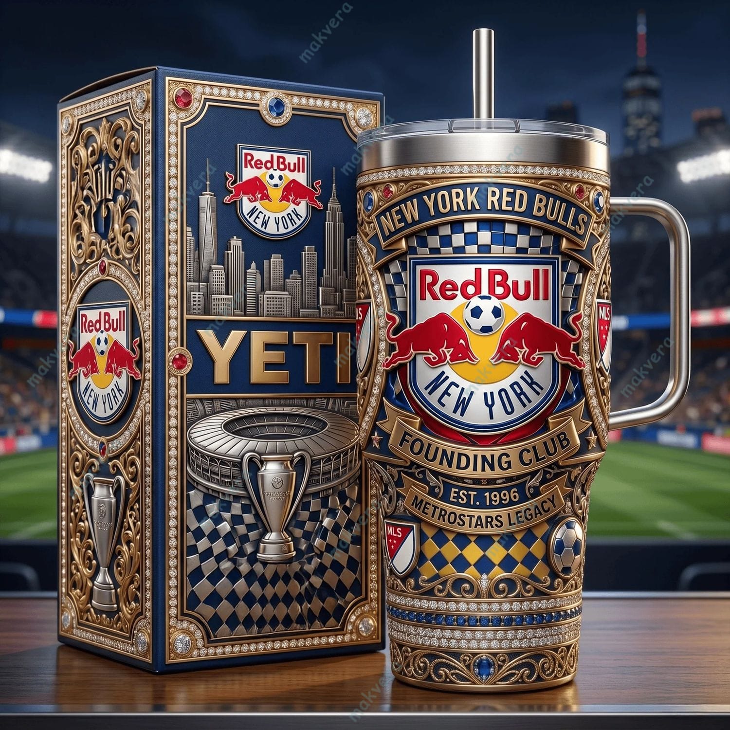 New York Red Bull Founding Club Tumbler New York Red Bull Founding Club Tumbler