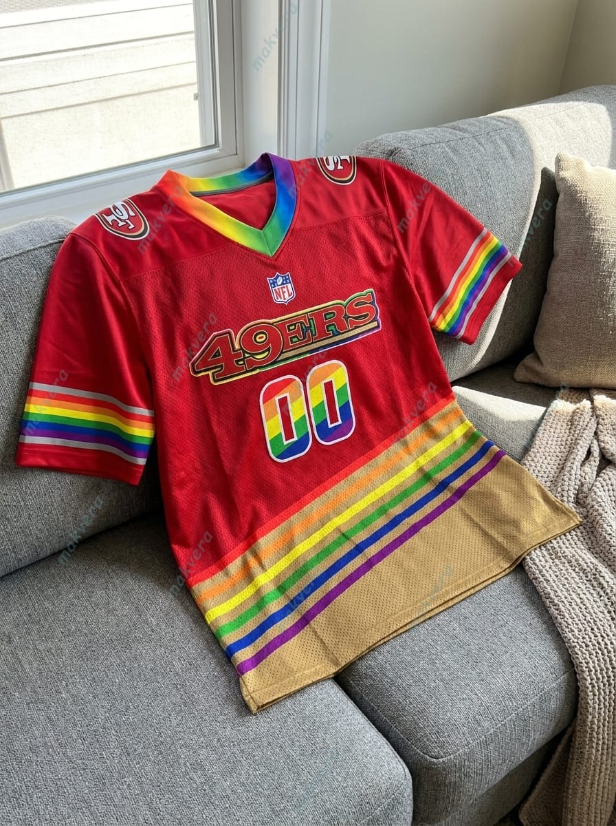 NFL All Team x LGBT Pride Month In June Custom Football Jersey 2 NFL All Team x LGBT Pride Month In June Custom Football Jersey 2